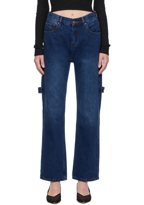 WYNN HAMLYN Indigo Tool Jeans