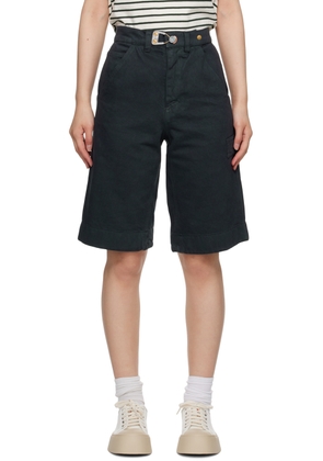 Objects IV Life Gray Five-Pocket Denim Shorts