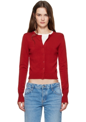 St. Agni Red Classic Cardigan