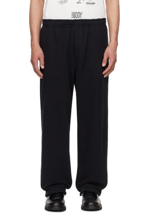 Bode Black Sideline Sweatpants