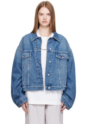 Acne Studios Blue Oversized Denim Jacket