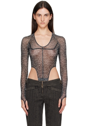KNWLS Black Haze Bodysuit
