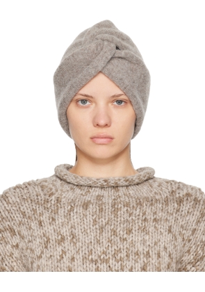 Lauren Manoogian Taupe Knot Turban Headband