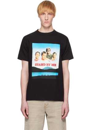 WACKO MARIA Black 'Stand By Me' Crew Neck T-shirt