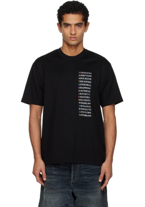 MASTERMIND WORLD Black 'Mastermind World' Collection SS T-shirt