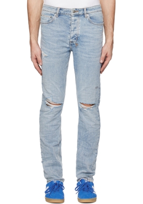 Ksubi Blue Chitch Rekon Trashed Jeans