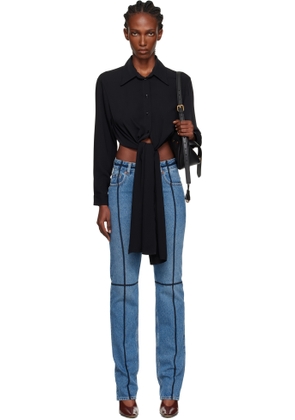 MM6 Maison Margiela Black Dual-Wear Shirt