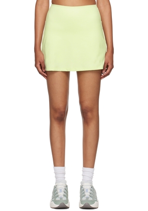Girlfriend Collective Green High-Rise Skort