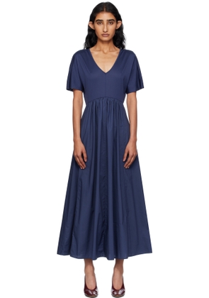 Weekend Max Mara Navy Bronzo Midi Dress