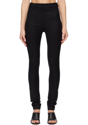 Acne Studios Black Wool Leggings