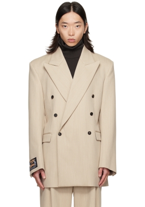 EGONlab Beige Oversized Blazer