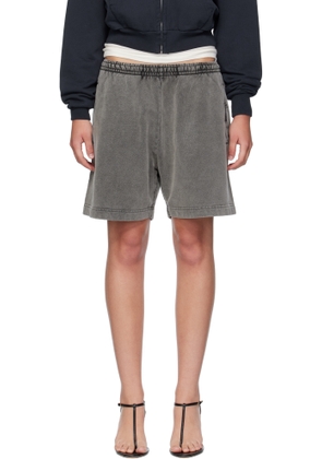 Acne Studios Black Cotton Shorts