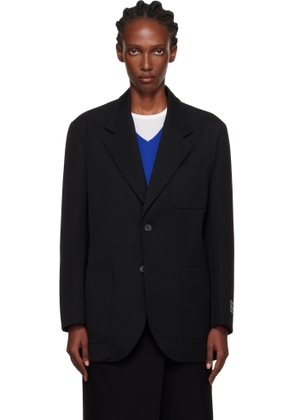Dunst Black Oversized Wool Blazer