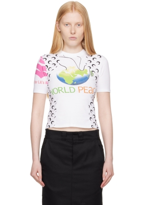 Marine Serre Regenerated Graphic Baby Fit T-shirt