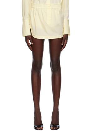 The Attico Yellow Rooney Miniskirt