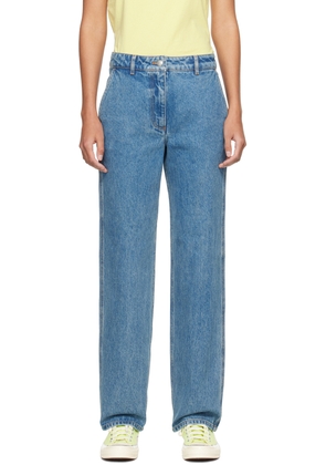 Maison Kitsuné Indigo Straight Jeans