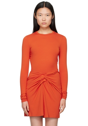 Isabel Marant Etoile Orange Leonio Long Sleeve T-Shirt