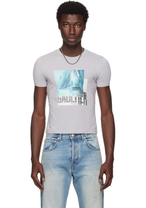 Jean Paul Gaultier Gray Printed Water Baby T-shirt