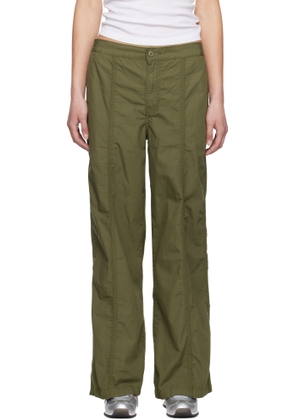 Levi's Khaki Baggy Parachute Trousers
