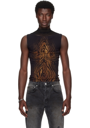 Jean Paul Gaultier Black 'The Wood' Turtleneck