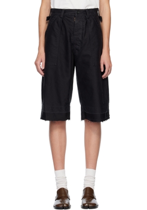 Maison Margiela Black Utility Shorts