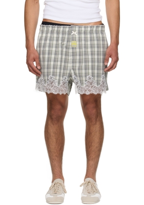 Martine Rose SSENSE Exclusive Gray French Knickers Shorts