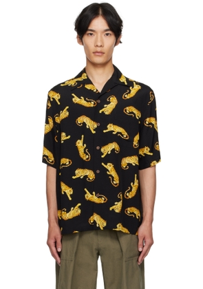 WACKO MARIA Black Tim Lehi Shirt