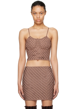 Isa Boulder SSENSE Exclusive Taupe Owl Camisole