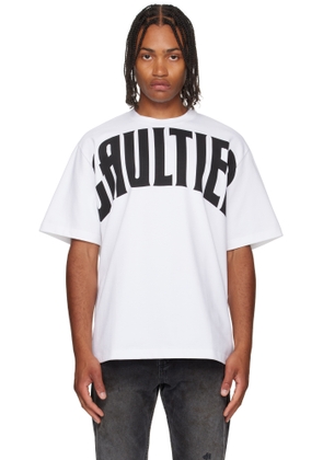 Jean Paul Gaultier White 'The Large Gaultier' T-shirt