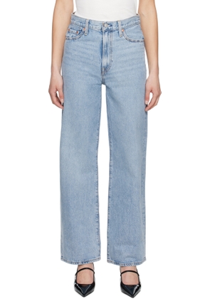 Levi's Blue Ribcage Wide Leg Jeans
