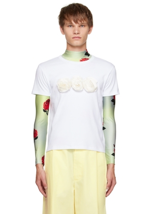 Meryll Rogge White Floral T-Shirt