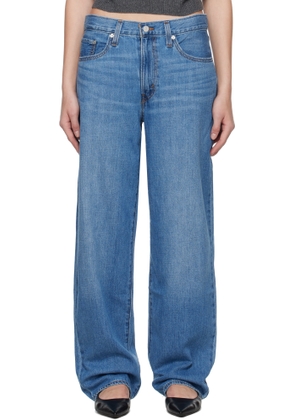 Levi's Blue Baggy Dad Linen+ Jeans