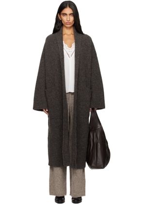 Lauren Manoogian Gray Double Face Long Coat