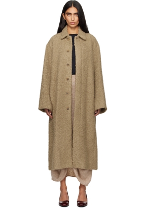 Lauren Manoogian Beige Boucle Coat