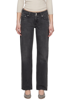 Levi's Black Superlow Loose Jeans