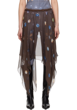 J.Kim Brown Anton Belinskiy Edition Spotlight Midi Skirt