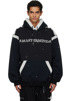 MASTERMIND WORLD Black Cut-Off Hoodie