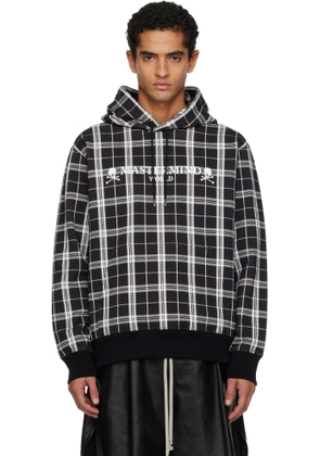 MASTERMIND WORLD Black Plaid OG Logo Hoodie