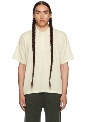LISA YANG Off-White 'The Charles' Polo
