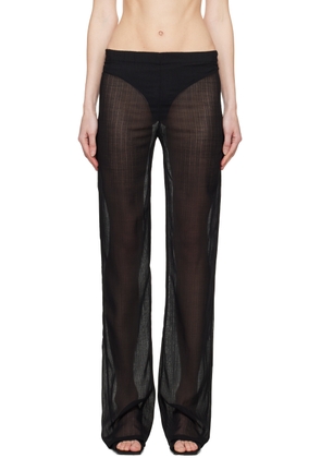 Ludovic de Saint Sernin Black Mermaid Trousers