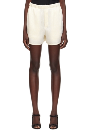 Ludovic de Saint Sernin Off-White Elasticized Waistband Shorts