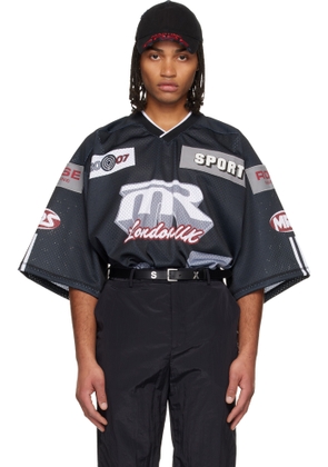 Martine Rose Gray Oversized Hockey T-shirt