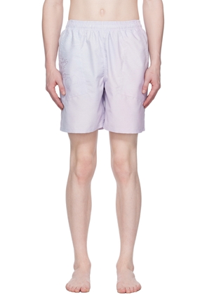 Objects IV Life Purple Printed Swim Shorts