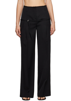 JACQUEMUS Black Le Chouchou 'Le Pantalon Criollo' Trousers
