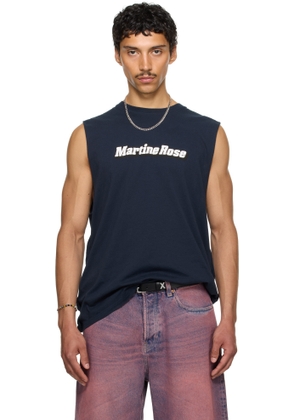 Martine Rose SSENSE Exclusive Navy Double T-shirt