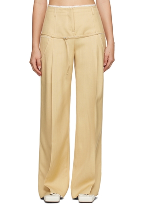 JACQUEMUS Beige Le Chouchou 'Le Pantalon Criollo' Trousers