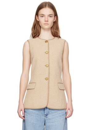 rag & bone Beige Bartlet Vest