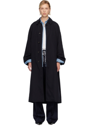Maison Margiela Black Peached Trench Coat