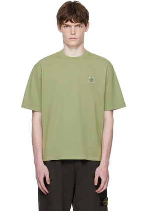 Stone Island Green 2100025 Combed Organic Cotton Jersey T-shirt