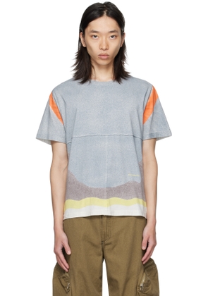 Eckhaus Latta Gray Lapped T-shirt